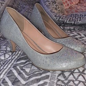 Sparkly kitten heels